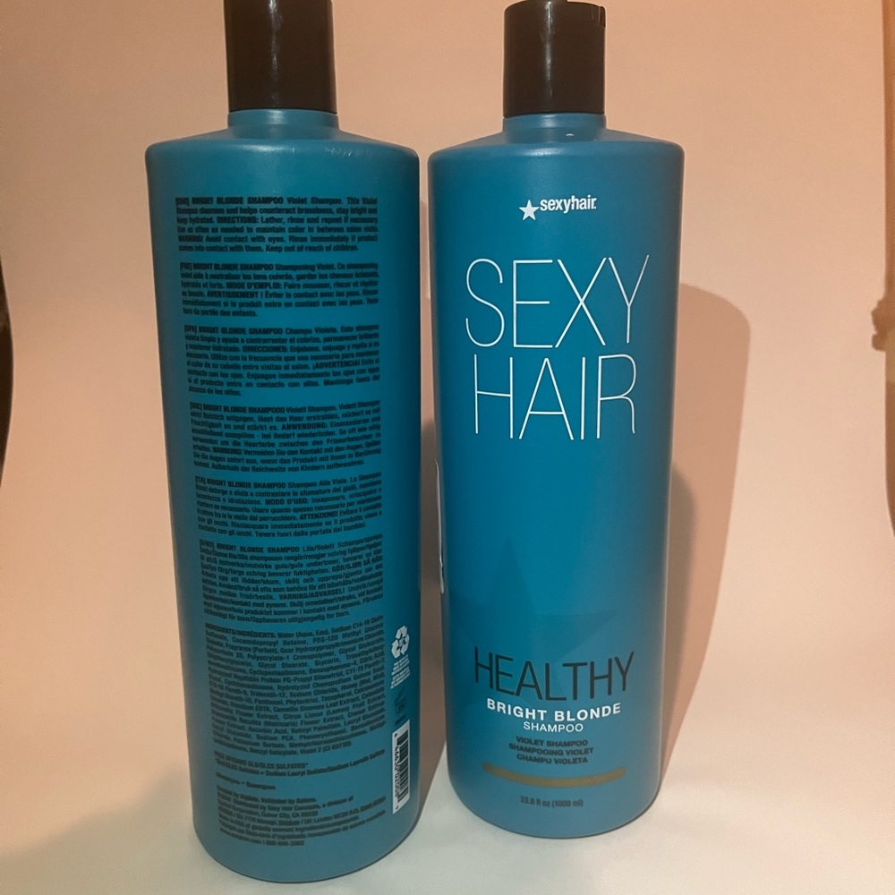 Sexy Hair Concepts Healthy Sexy Hair Healthy Bright Blonde Violet Shampoo 1000ml - Picture 9 of 10